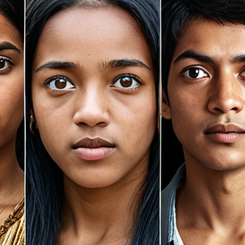 Home 11 **
A diverse group of people from around the world are actively listening during a conversation. Some are making eye contact, nodding, and showing empathetic expressions. The background subtly incorporates elements representing different cultures. The overall feel is one of understanding and connection.
**